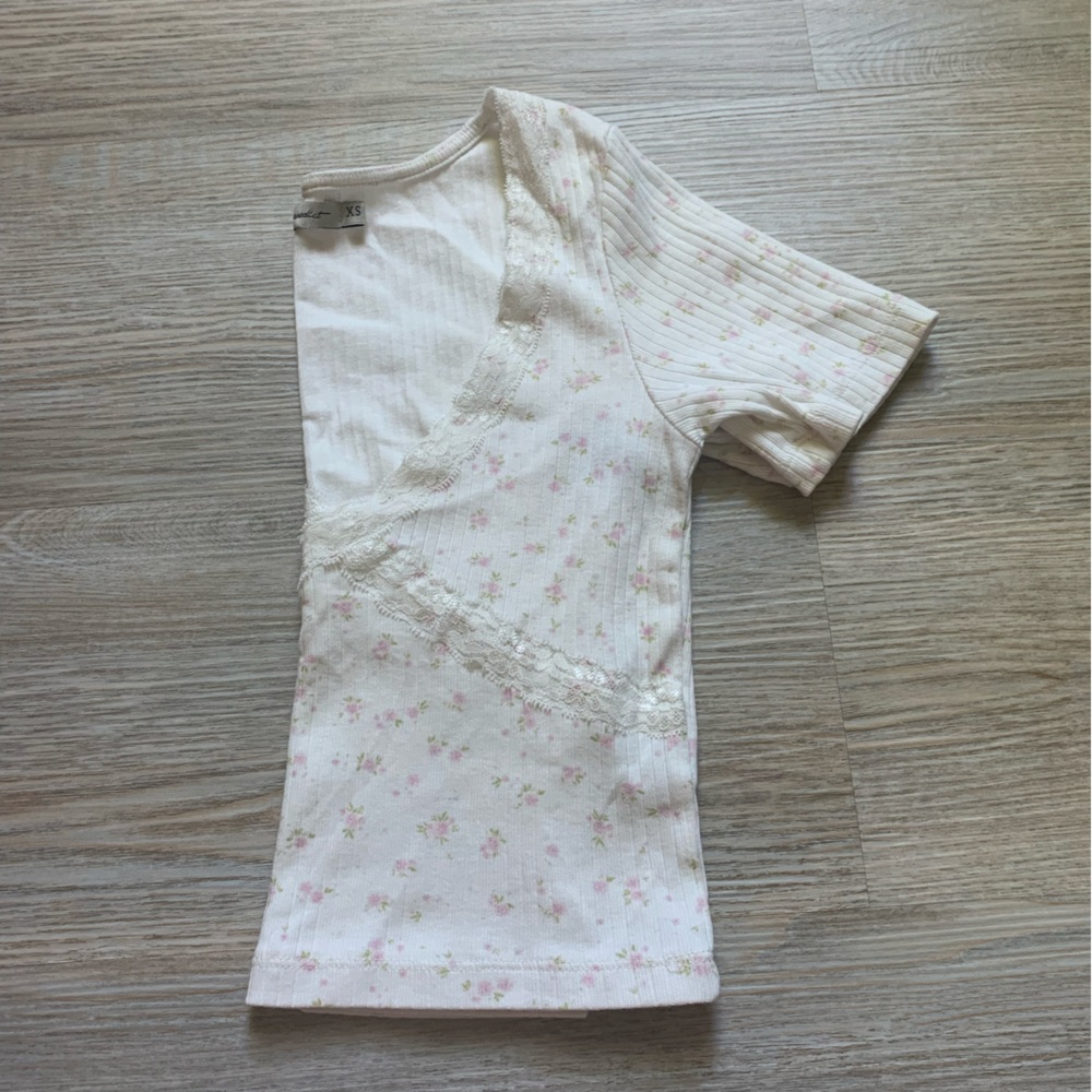 Pink baby tee